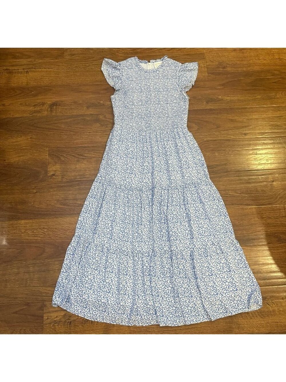 STS Sail to Sable tiered smocked midi Dress